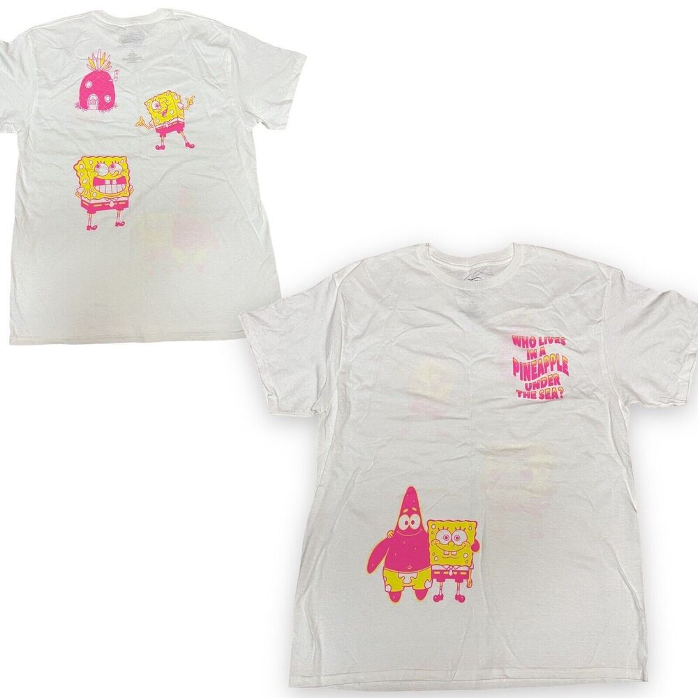 SpongeBob SquarePants Mens M Patrick T-Shirt Pineapple Bikini Bottom Nickelodeon